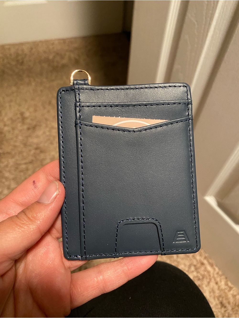 Andar The Denner Wallet in Classic Navy